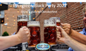Block Party 2022 Oktoberfest sign